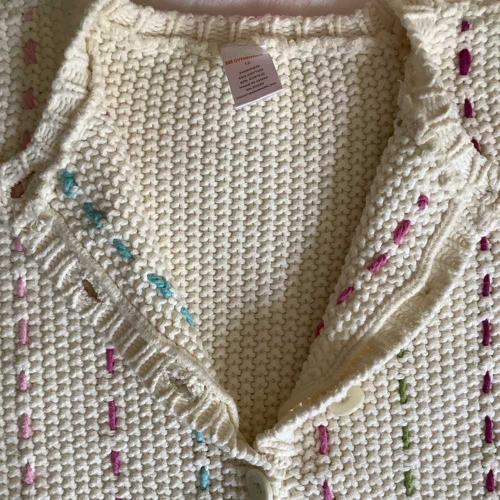 Cream Knit Sweater (Youth 12) - Picture 13 of 13